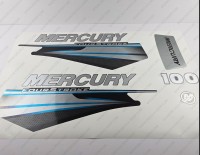 Mercury 100HP Four Stroke 2013-2017 Outboard Decal Kit
